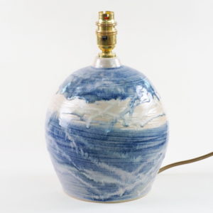 Blue Waves 9 inch Lamp Base