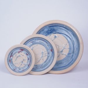 Blue Waves Plates