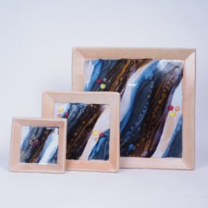 Ebb & Flow Square Plates
